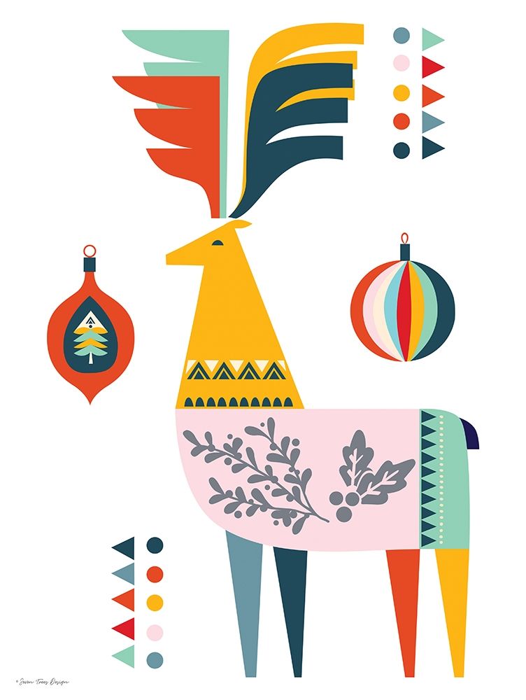 The Colorful Deer art print by Seven Trees Design for $57.95 CAD