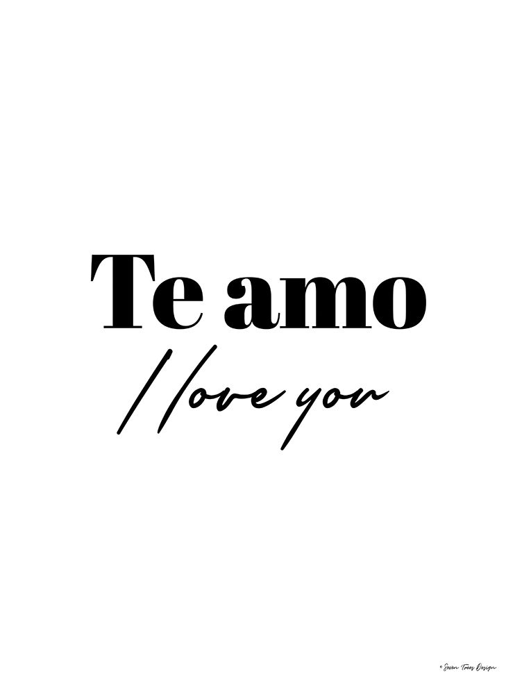 I Love You in Spanish art print by Seven Trees Design for $57.95 CAD
