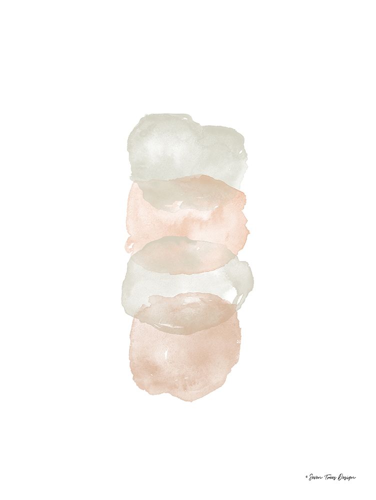 Watercolor Abstract Circles art print by Seven Trees Design for $57.95 CAD