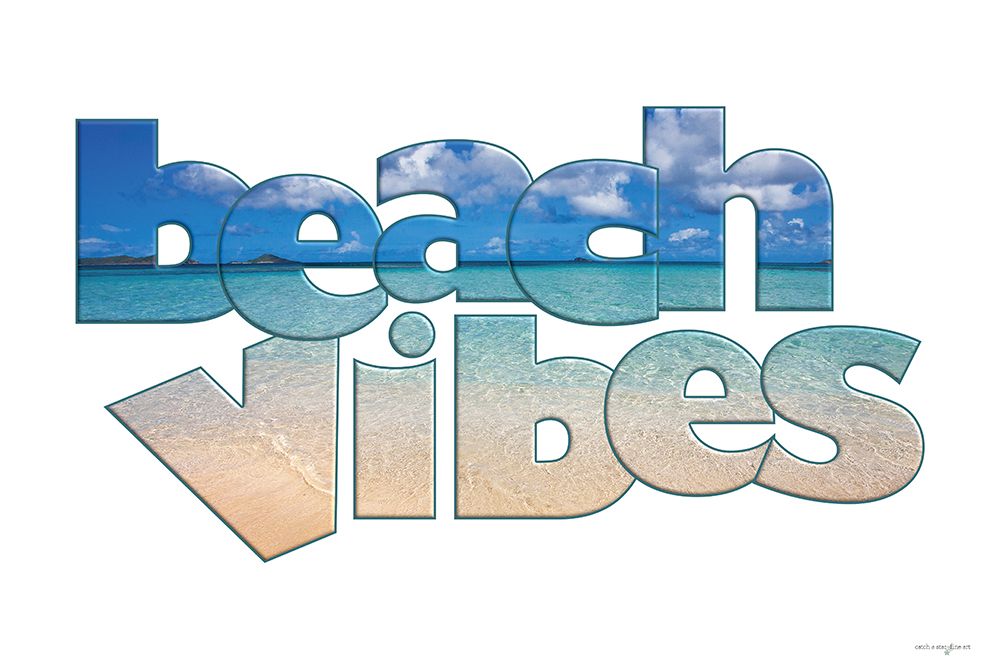 Beach Vibes art print by Catch A Star Fine Art for $57.95 CAD
