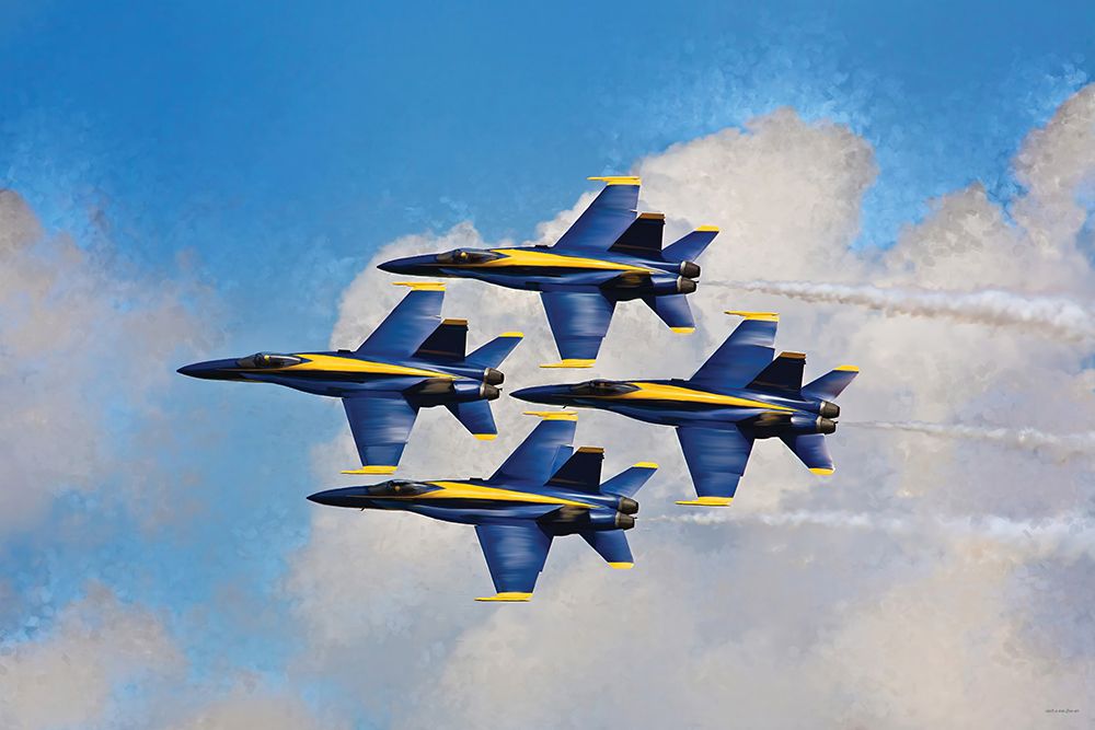 Diamond Flight Formation art print by Catch A Star Fine Art for $57.95 CAD