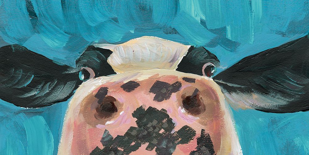 Curious Cow art print by White Ladder for $57.95 CAD
