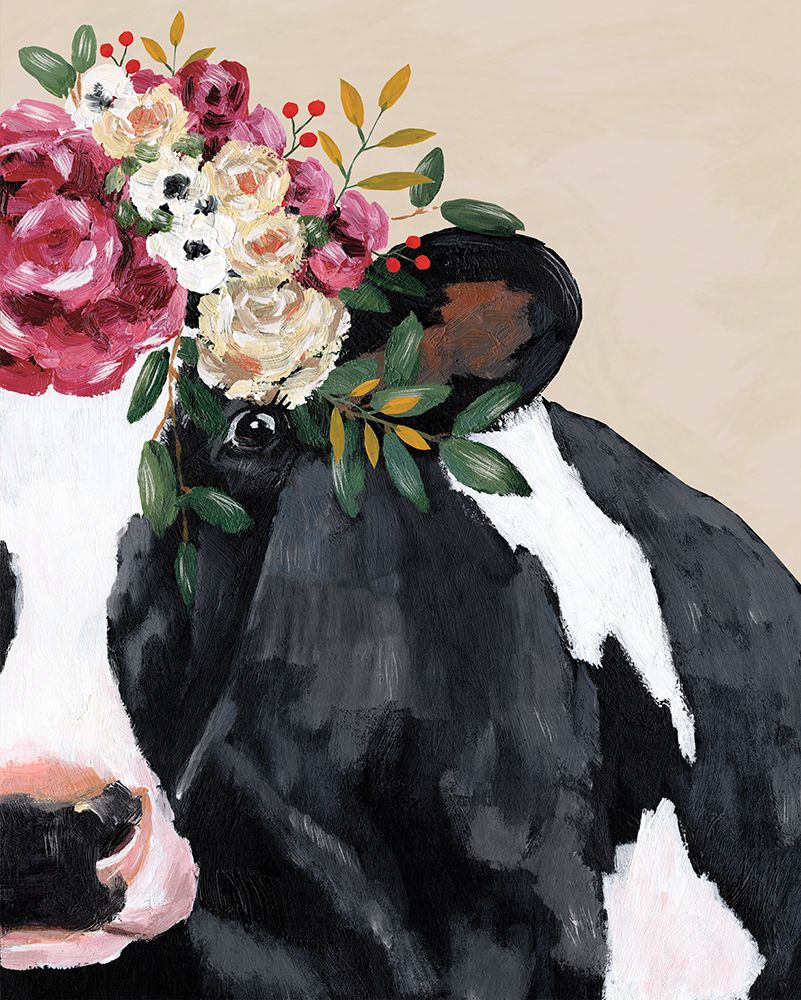 Bestie with her Flowers art print by White Ladder for $57.95 CAD