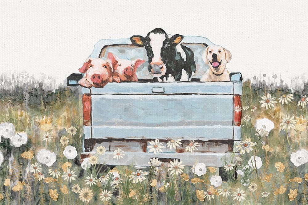 Farm Field Joy Ride art print by White Ladder for $57.95 CAD
