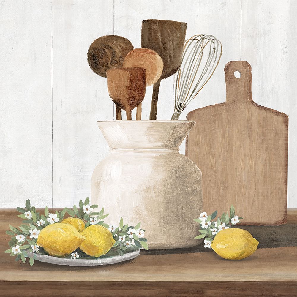 Country Kitchen Lemons art print by White Ladder for $57.95 CAD