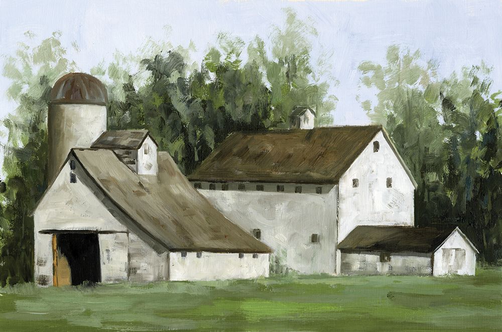 Country Barn art print by White Ladder for $57.95 CAD