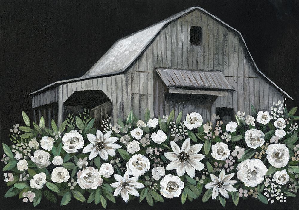 Flower Barn art print by White Ladder for $57.95 CAD