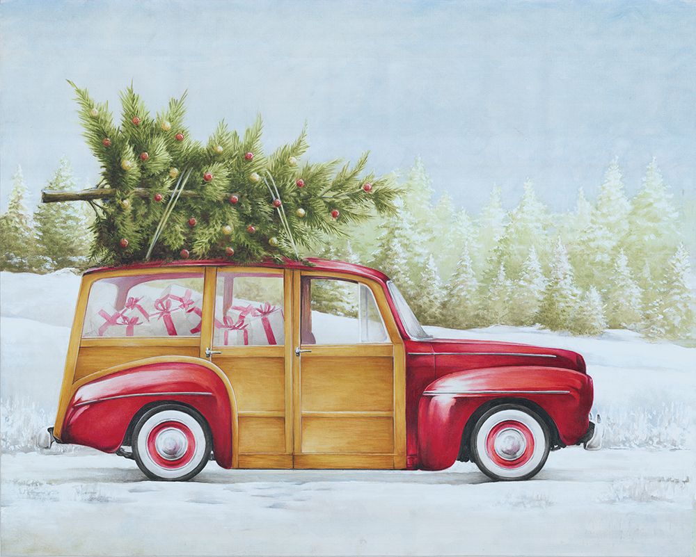 Woodie Wagon art print by White Ladder for $57.95 CAD