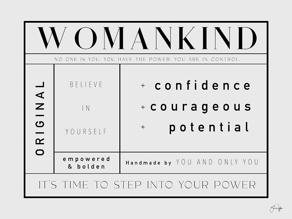 Womankind art print by Yass Naffas Designs for $57.95 CAD