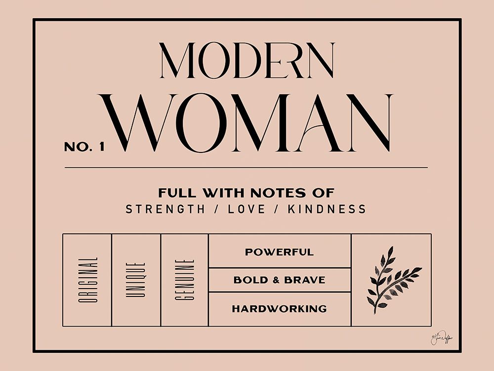 Modern Woman art print by Yass Naffas Designs for $57.95 CAD