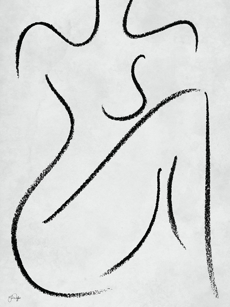 Sitting Woman art print by Yass Naffas Designs for $57.95 CAD