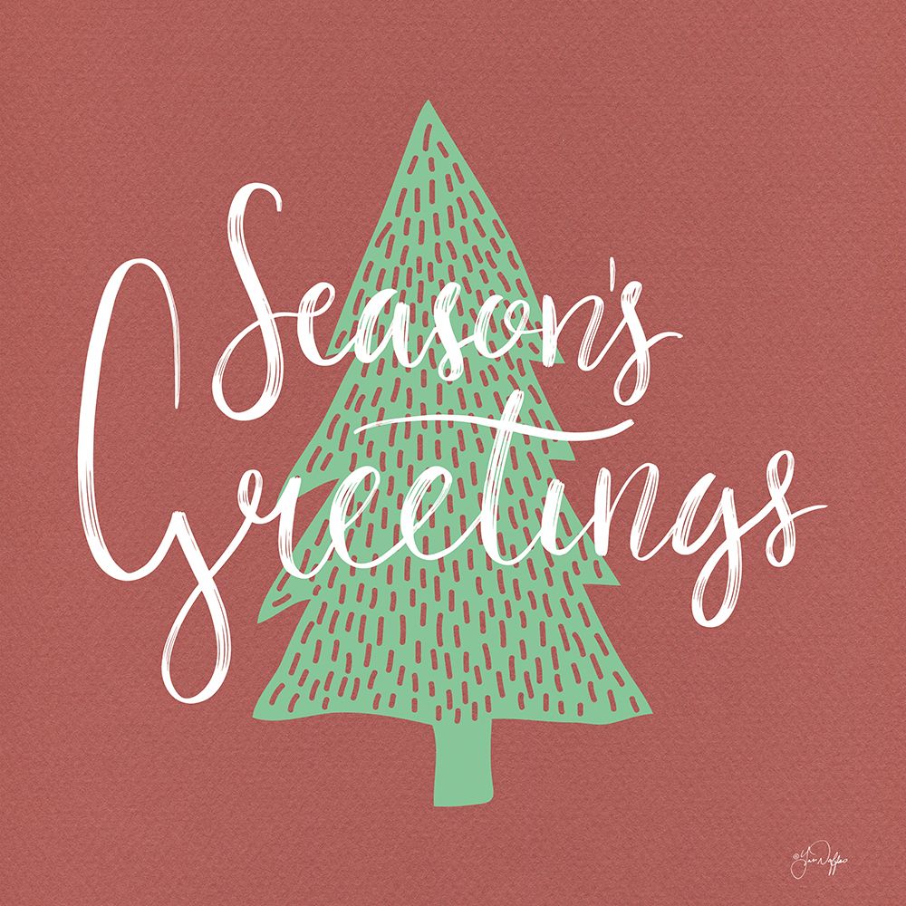 Seasons Greetings art print by Yass Naffas Designs for $57.95 CAD