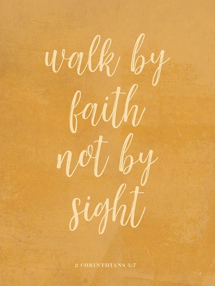 Walk by Faith art print by Yass Naffas Designs for $57.95 CAD