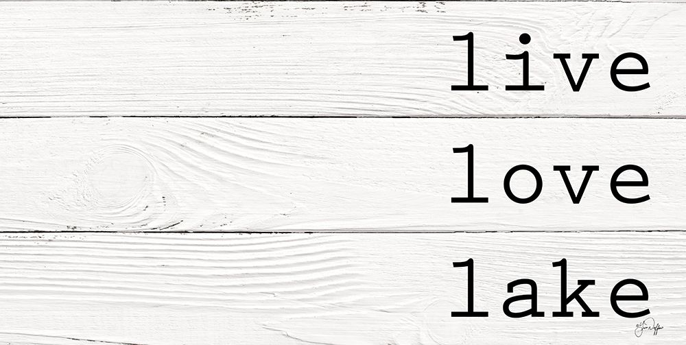 Live, Love, Lake art print by Yass Naffas Designs for $57.95 CAD