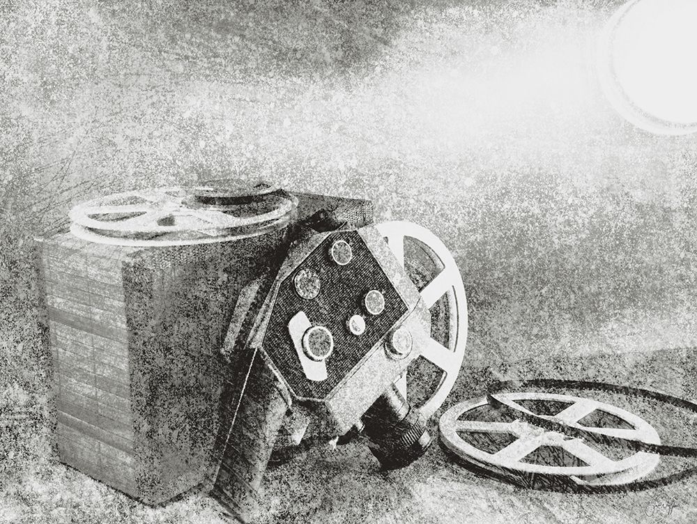 Cinema Film Resting art print by Yass Naffas Designs for $57.95 CAD