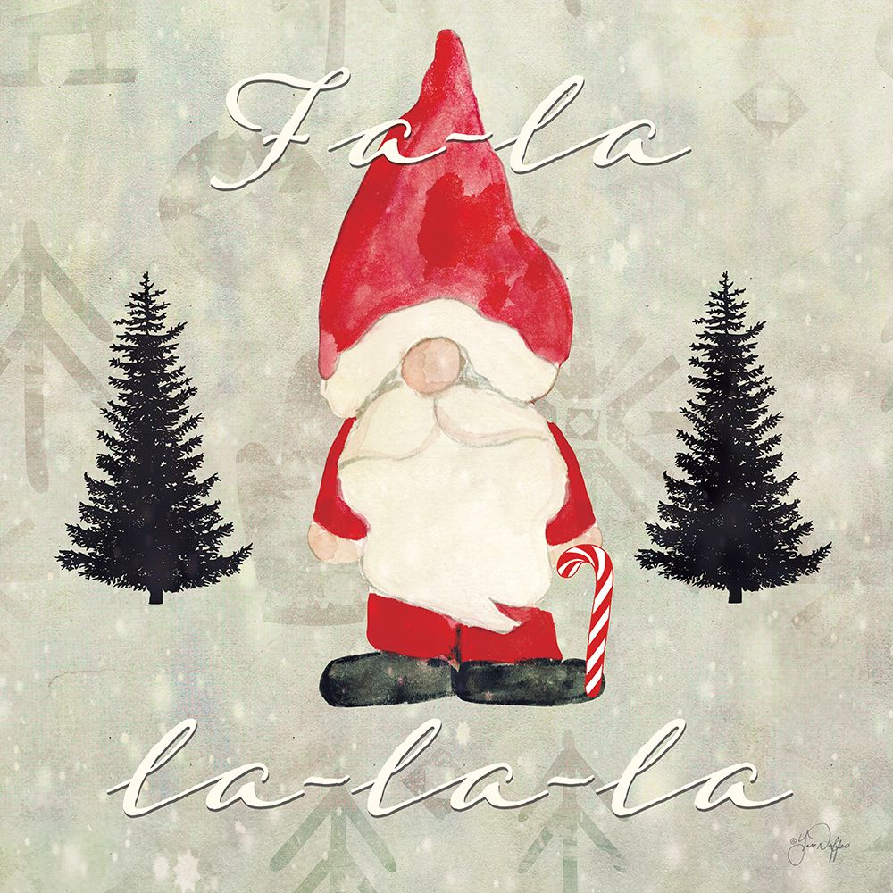 Fa La La Santa art print by Yass Naffas Designs for $57.95 CAD