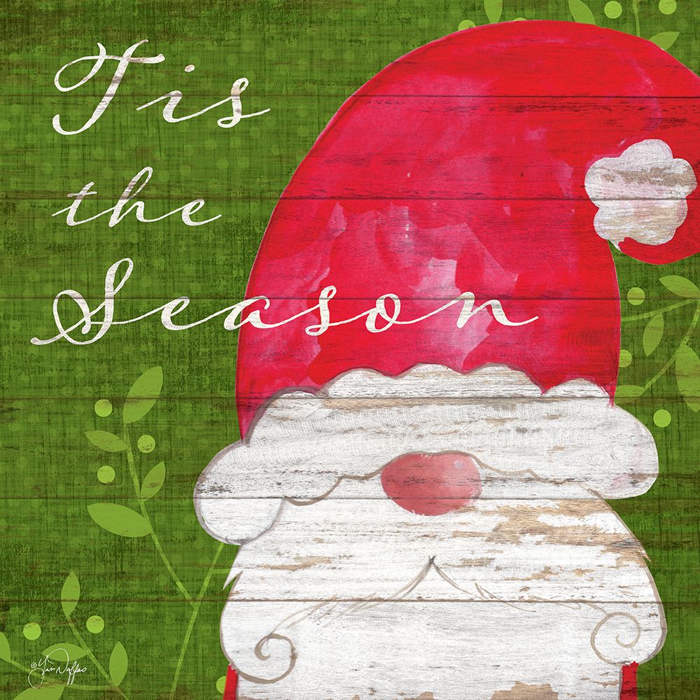 Tis the Season Santa art print by Yass Naffas Designs for $57.95 CAD