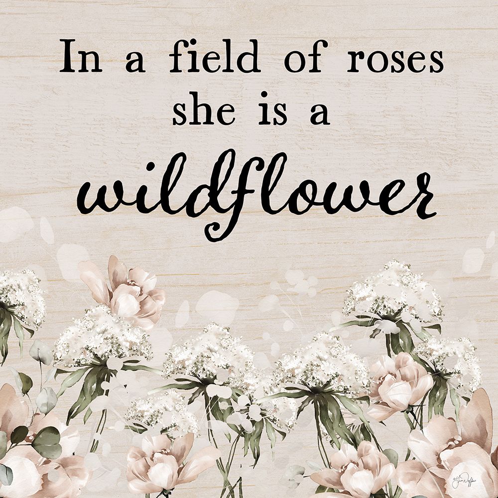 She is a Wildflower art print by Yass Naffas Designs for $57.95 CAD