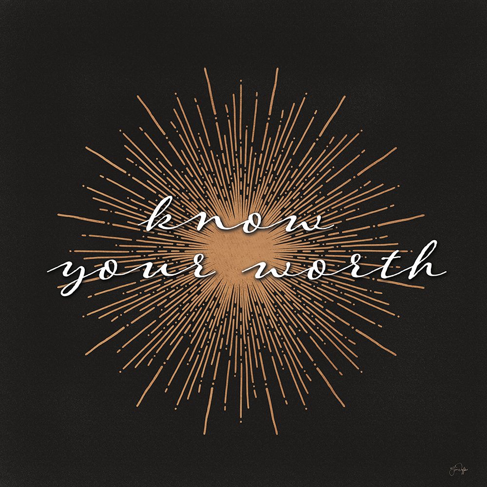 Know Your Worth art print by Yass Naffas Designs for $57.95 CAD