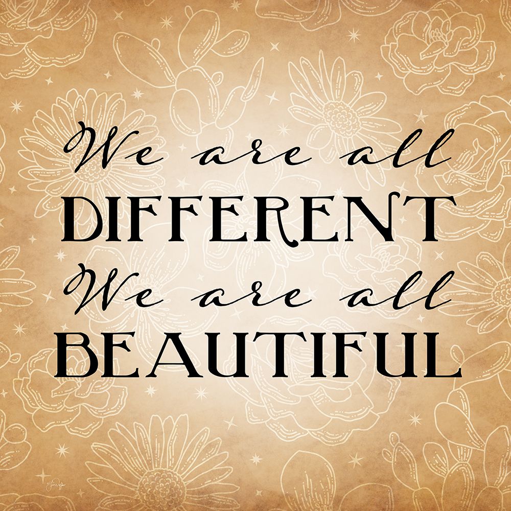 We Are All Different art print by Yass Naffas Designs for $57.95 CAD