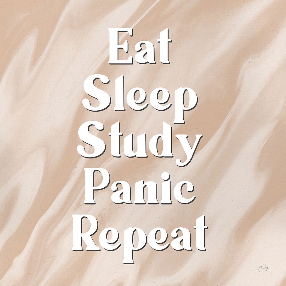 Eat-Sleep-Repeat art print by Yass Naffas Designs for $57.95 CAD