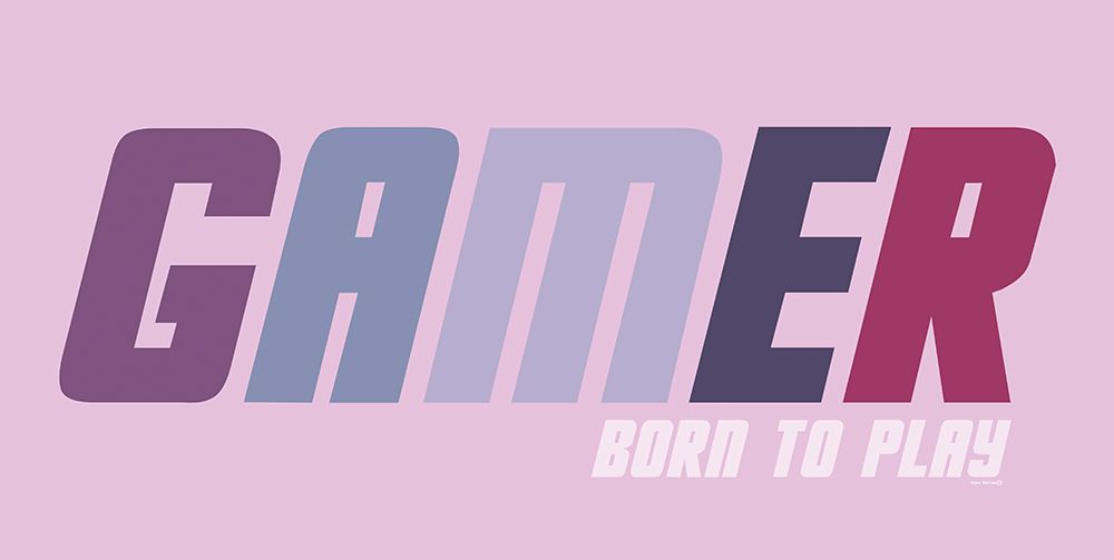 Gamer - Born to Play art print by Yass Naffas Designs for $57.95 CAD