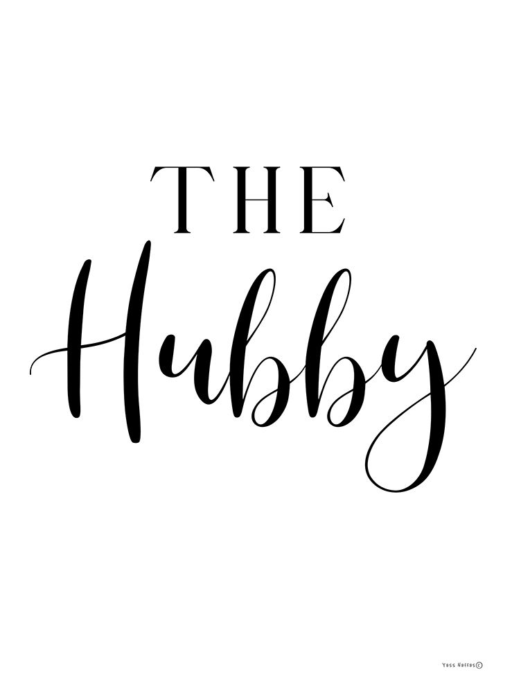 The Hubby art print by Yass Naffas Designs for $57.95 CAD