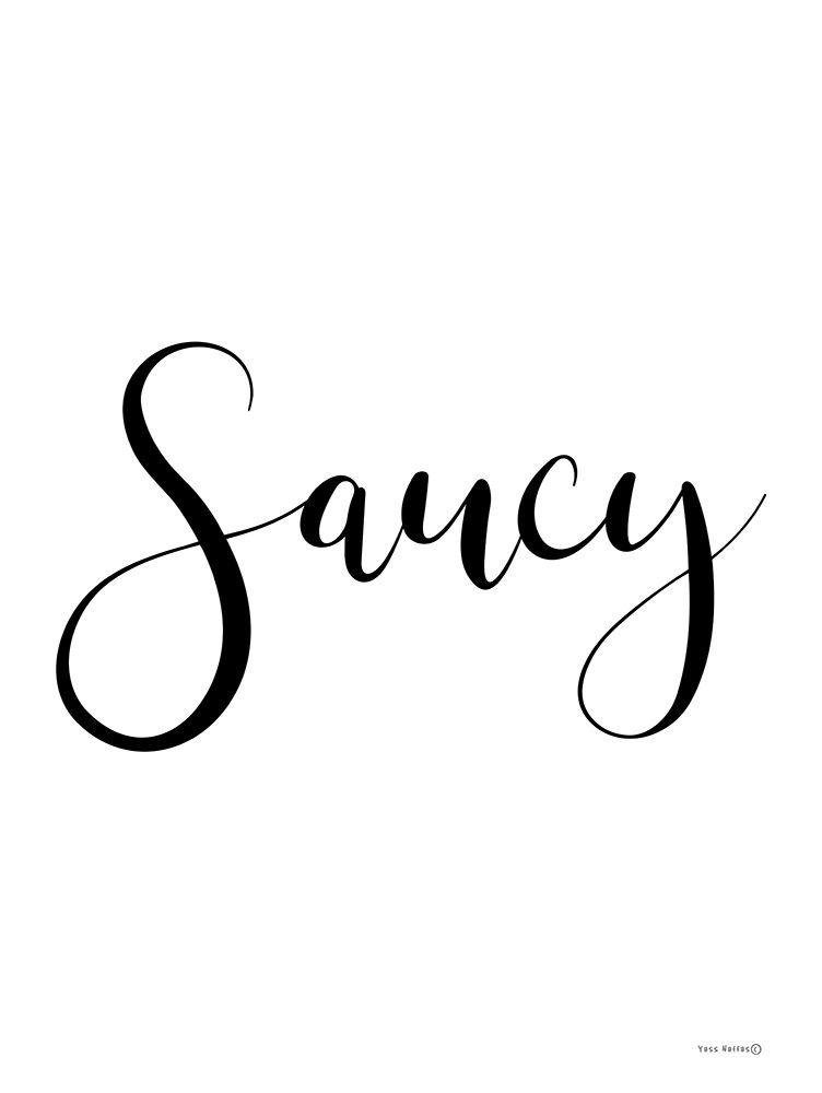 Saucy art print by Yass Naffas Designs for $57.95 CAD