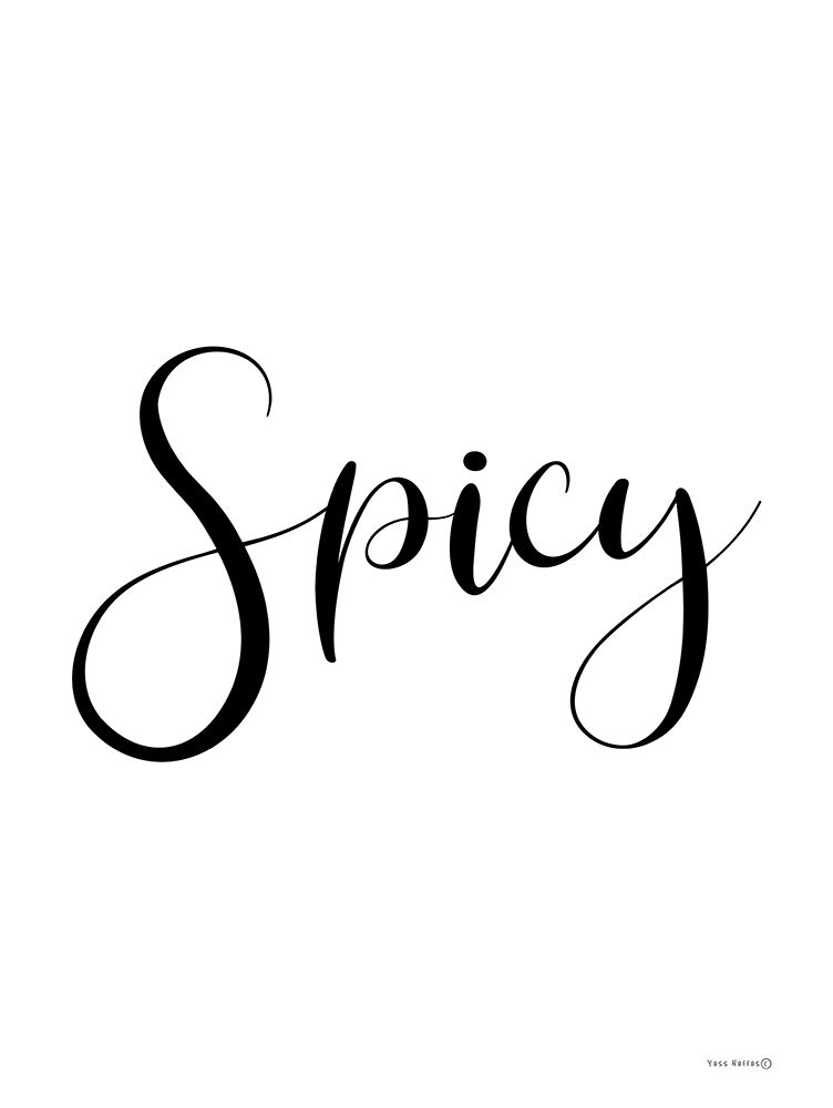 Spicy art print by Yass Naffas Designs for $57.95 CAD