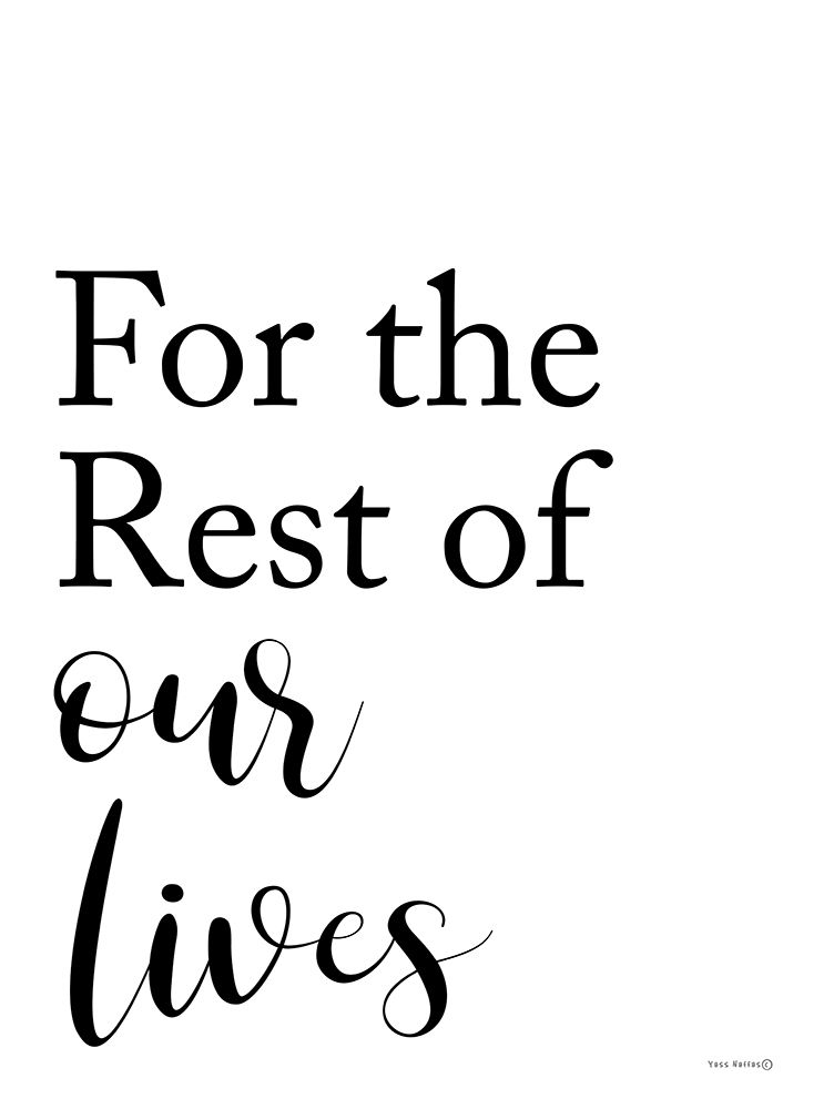 Coffee Together/Rest of Our Lives Set II art print by Yass Naffas Designs for $57.95 CAD