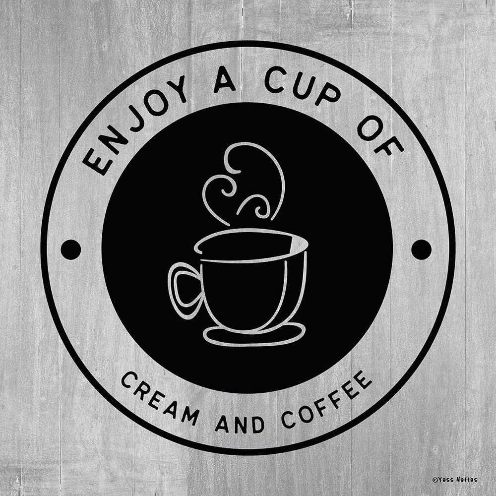 Enjoy a Cup art print by Yass Naffas Designs for $57.95 CAD