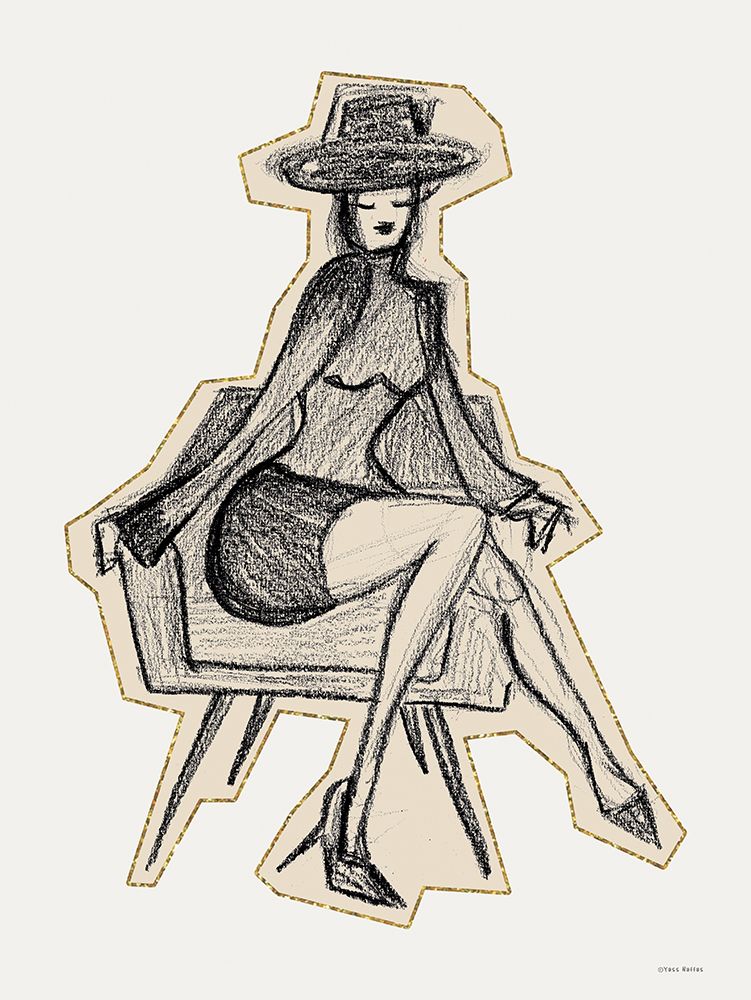 Marvelous Lady art print by Yass Naffas Designs for $57.95 CAD