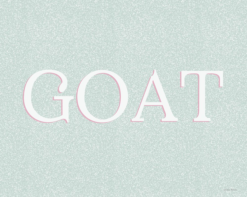 GOAT art print by Yass Naffas Designs for $57.95 CAD