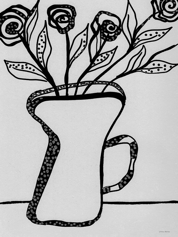 Floral Happiness art print by Yass Naffas Designs for $57.95 CAD