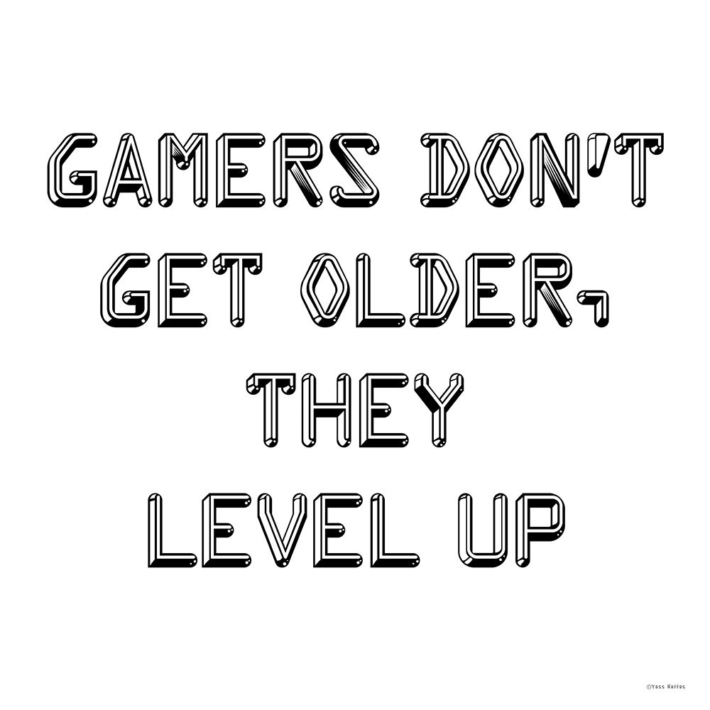 Level Up art print by Yass Naffas Designs for $57.95 CAD