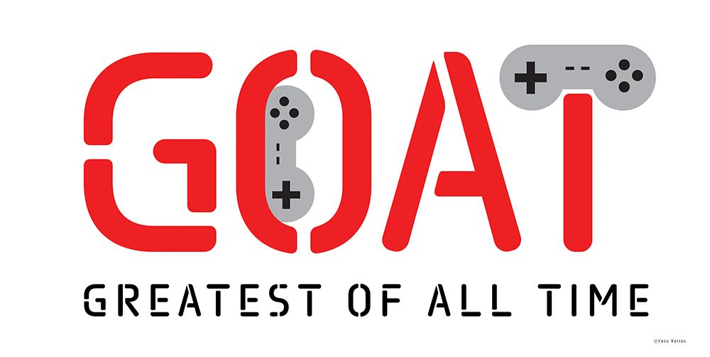 GOAT Gamer art print by Yass Naffas Designs for $57.95 CAD