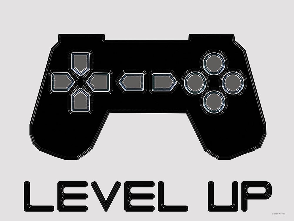 Level Up Controller art print by Yass Naffas Designs for $57.95 CAD