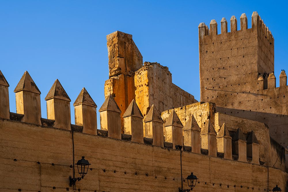 Ancient Stone Fortress With Crenellated Walls. Fez, Fez-Meknes, Northern Inland Morocco art print by Alberto Biscaro for $57.95 CAD