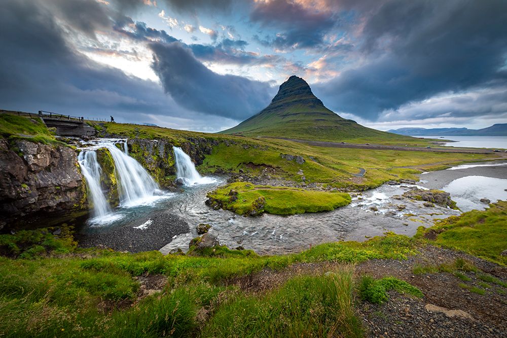 Iceland, Snaefellsnes Peninsula, West Iceland, Grundarfjordur. Mount Kirkjufell art print by Philippe Turpin for $57.95 CAD