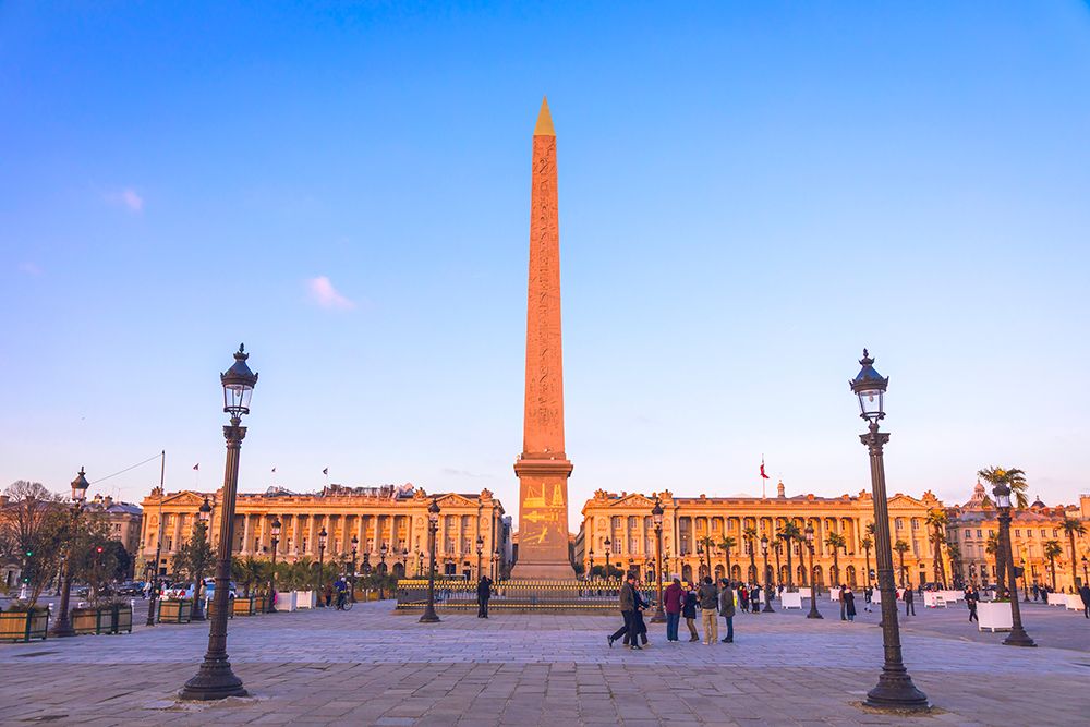 France, Ile-De-France, Paris, 8Th Arrondissement, Place De La Concorde, The Obelisk art print by Philippe Turpin for $57.95 CAD