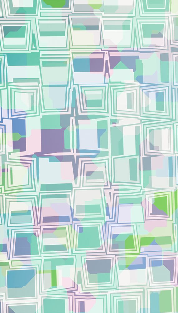 Abstract Geometric Pattern With Modern Pastel Colors And Digital Texture art print by Serjunco for $57.95 CAD