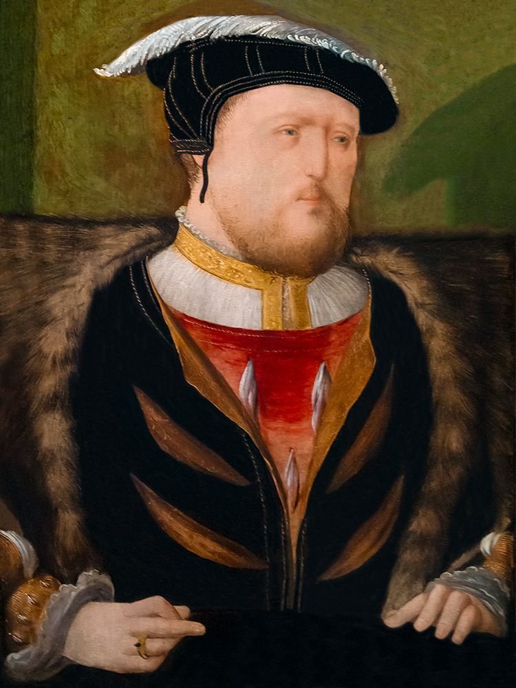 Portrait Of Henry Viii, Unknown Artist, Circa 1535, art print by Unknown for $57.95 CAD