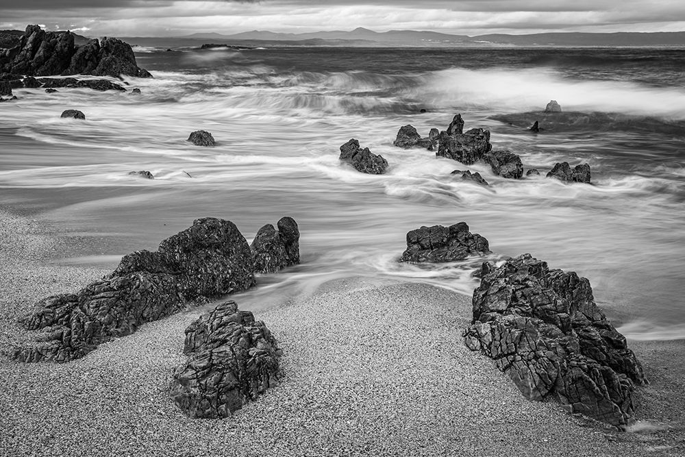 View Across Walker Bay From Skulpiesbaai On A Cold, Cloudy Morning art print by Roger de la Harpe for $57.95 CAD