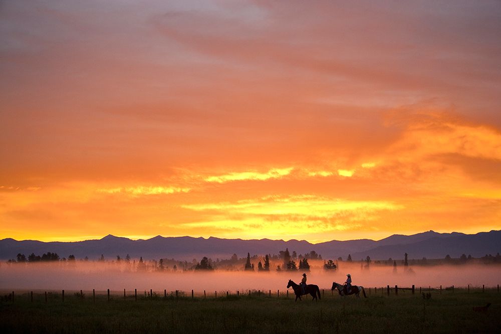 Horseback Riders art print by Glenn Oakley for $57.95 CAD
