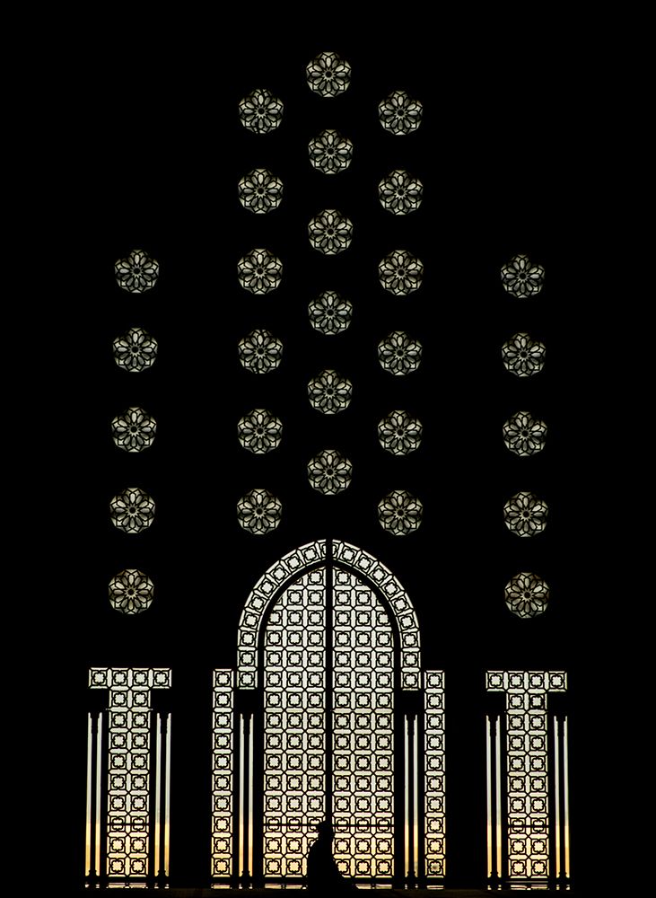 Muslim Praying In The Mosque In Morocco art print by Edgar Ortiz Sacristan for $57.95 CAD