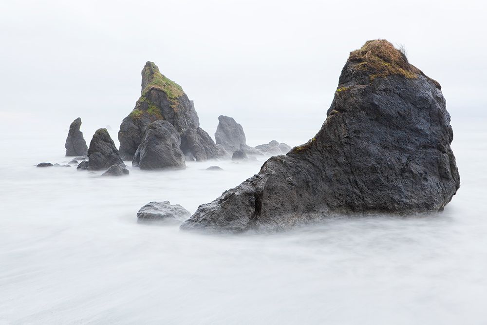 Dramatic Sea Stacks At Ruby Beach, Olympic National Park, Washington. art print by Ethan Welty for $57.95 CAD