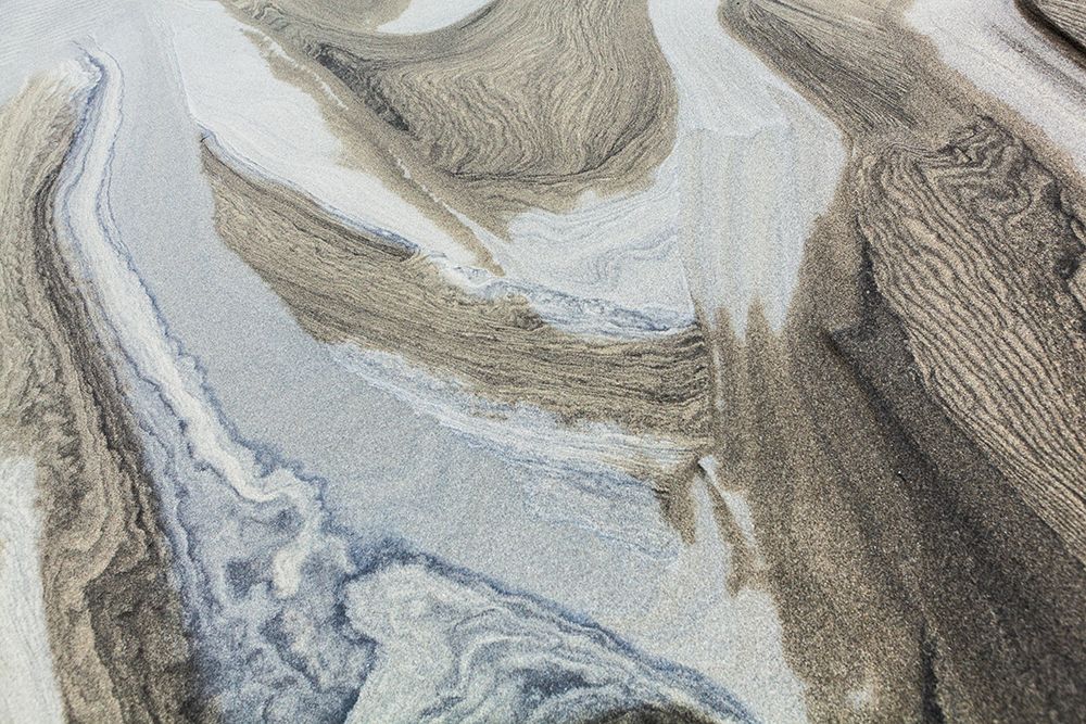Patterns Caused By Sediment Transport By Water In Sand On Bunes Beach, Moskenesoya, Lofoten Norway. art print by Ethan Welty for $57.95 CAD