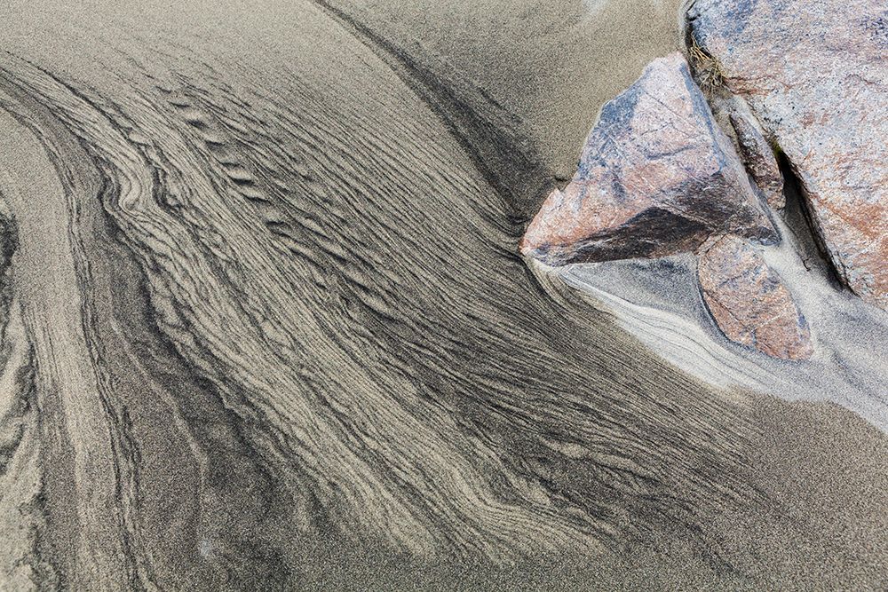 Patterns Caused By Sediment Transport By Water In Sand On Bunes Beach, Moskenesoya, Lofoten Norway. art print by Ethan Welty for $57.95 CAD