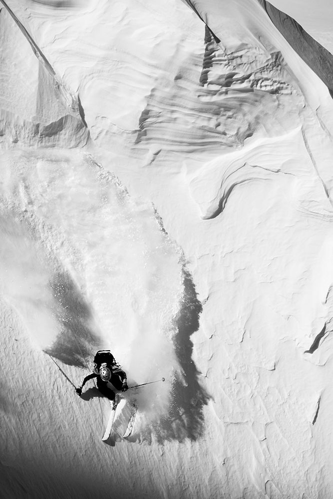 Woman Skiing On Sunny Day, Argentina art print by Gabe Rogel for $57.95 CAD