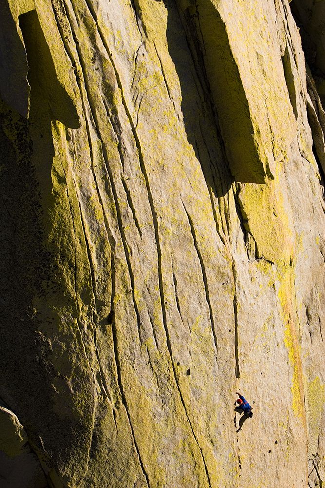 Man Rock Climbing On Granite, California art print by Gabe Rogel for $57.95 CAD